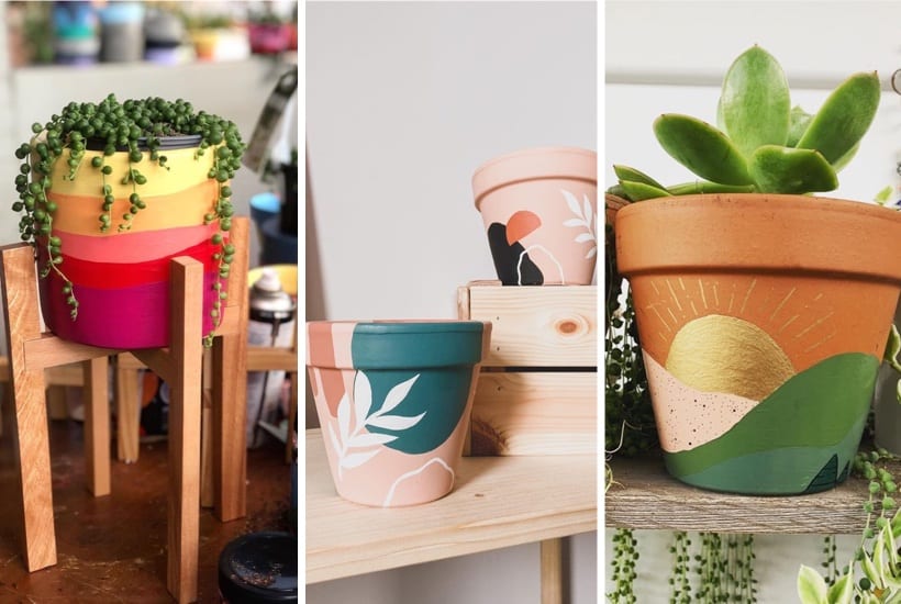 Ideas For Painting Flower Pots